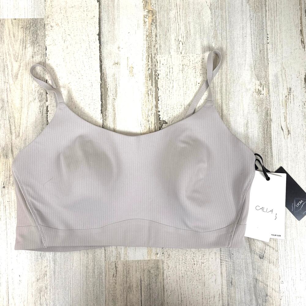 Calia Womens XXL Gray Restore Low Support Comfort Bra NWT